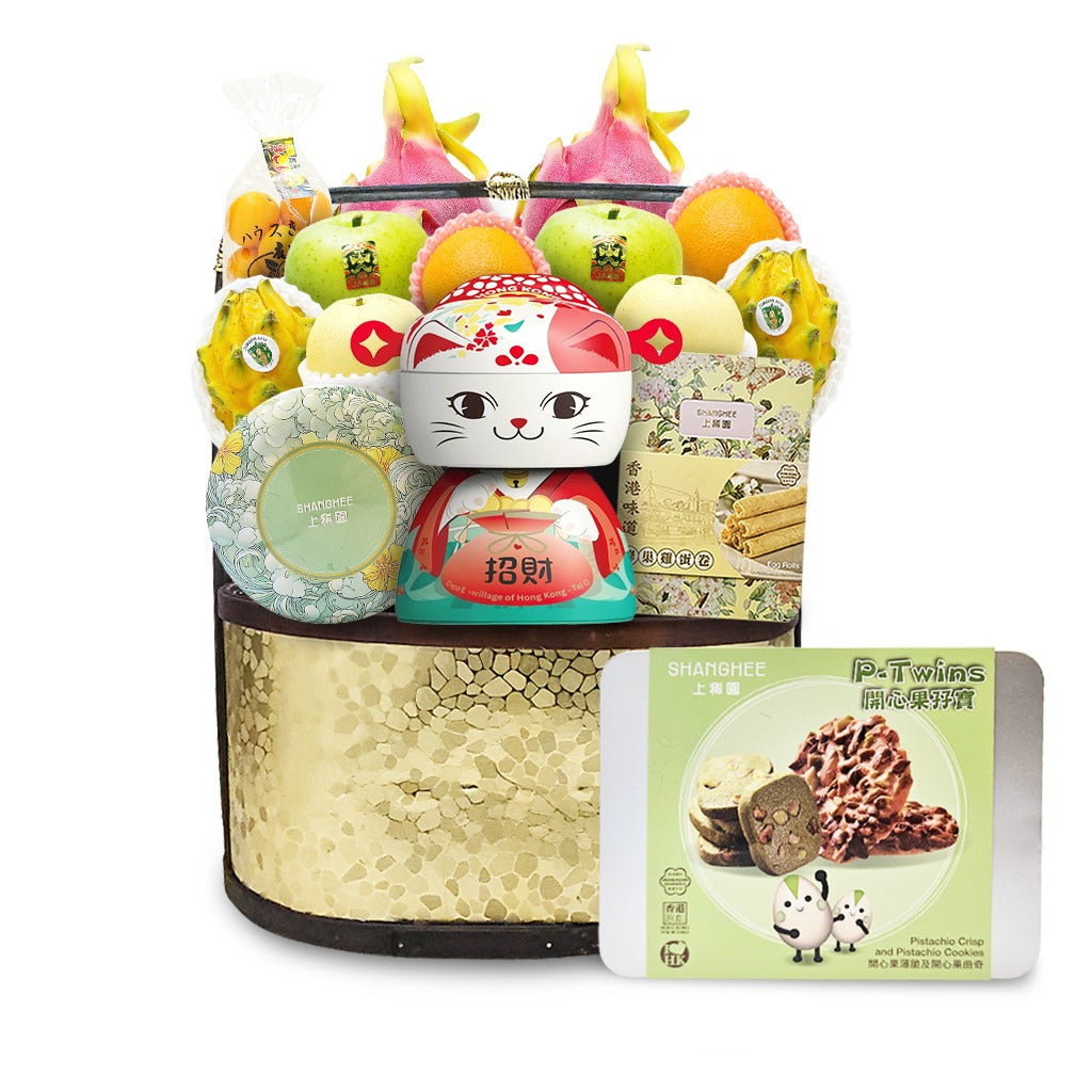 送禮水果籃Gift fruit basket - (JD-SH008)