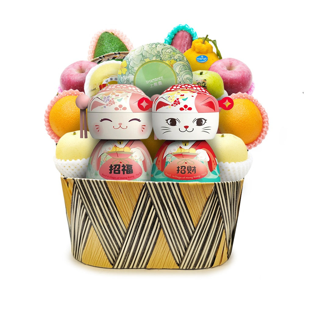送禮水果籃Gift fruit basket - (JD-SH019)